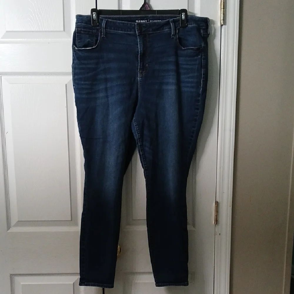 Old Navy Rock Star High Rise Skinny Jeans  Sz 18 EUC